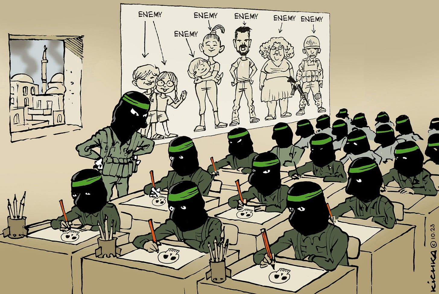 Opinion | How a Palestinian and an Israeli cartoonists see the war in Gaza - The Washington Post Opinion | How a Palestinian and an Israeli cartoonists see the war in Gaza - The Washington Post