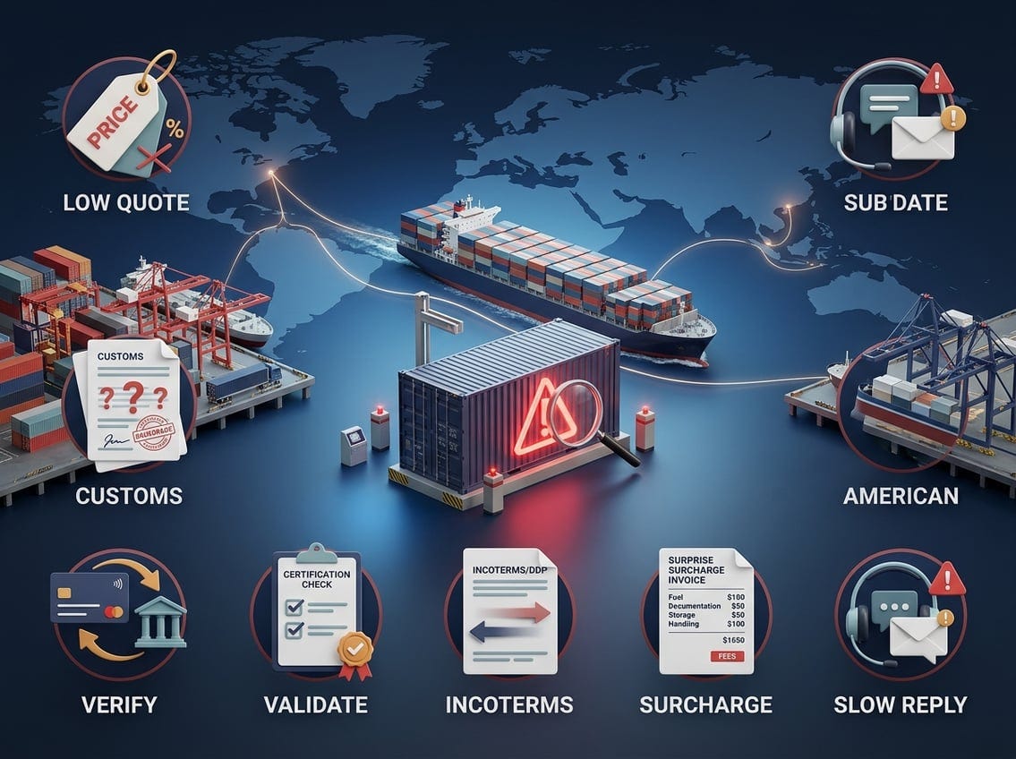 Freight Forwarding Red Flags 7 Warning Signs to Watch for in China to USA Shipping