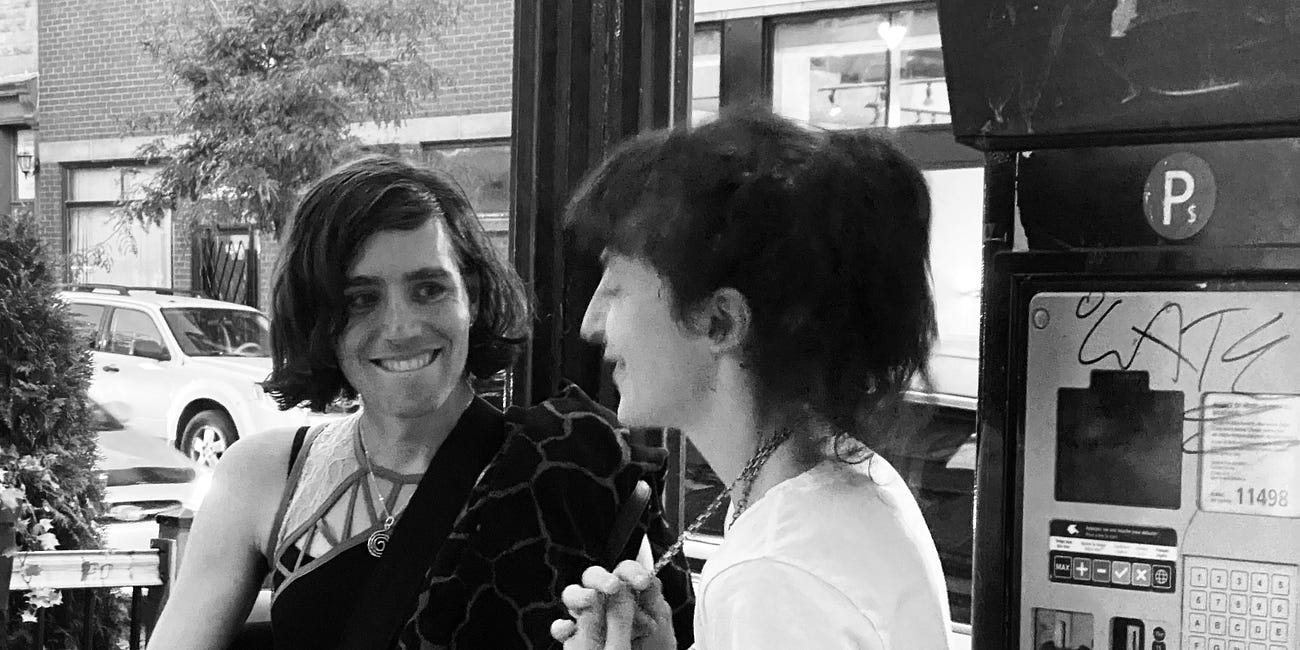 Leonard Cohen with Ezra Furman