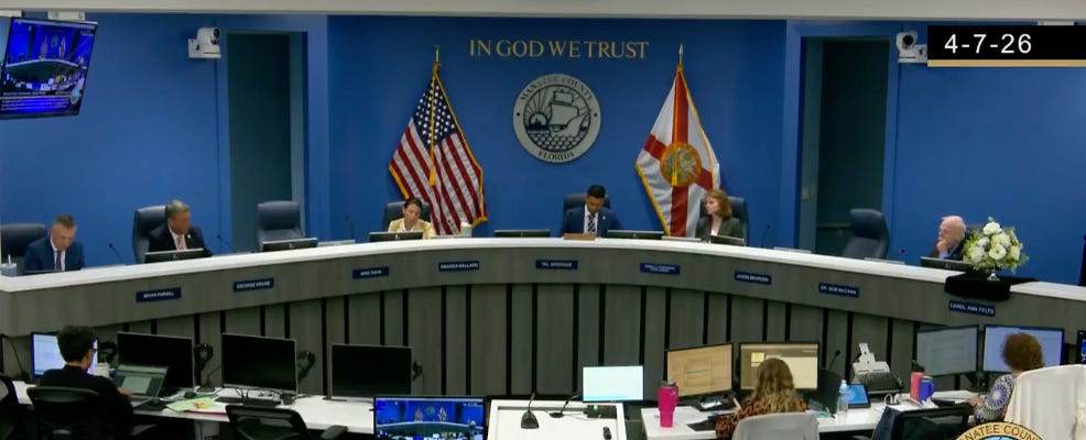 League of Women Voters of Manatee County Summarizes April 7 Commission Meeting Proceedings