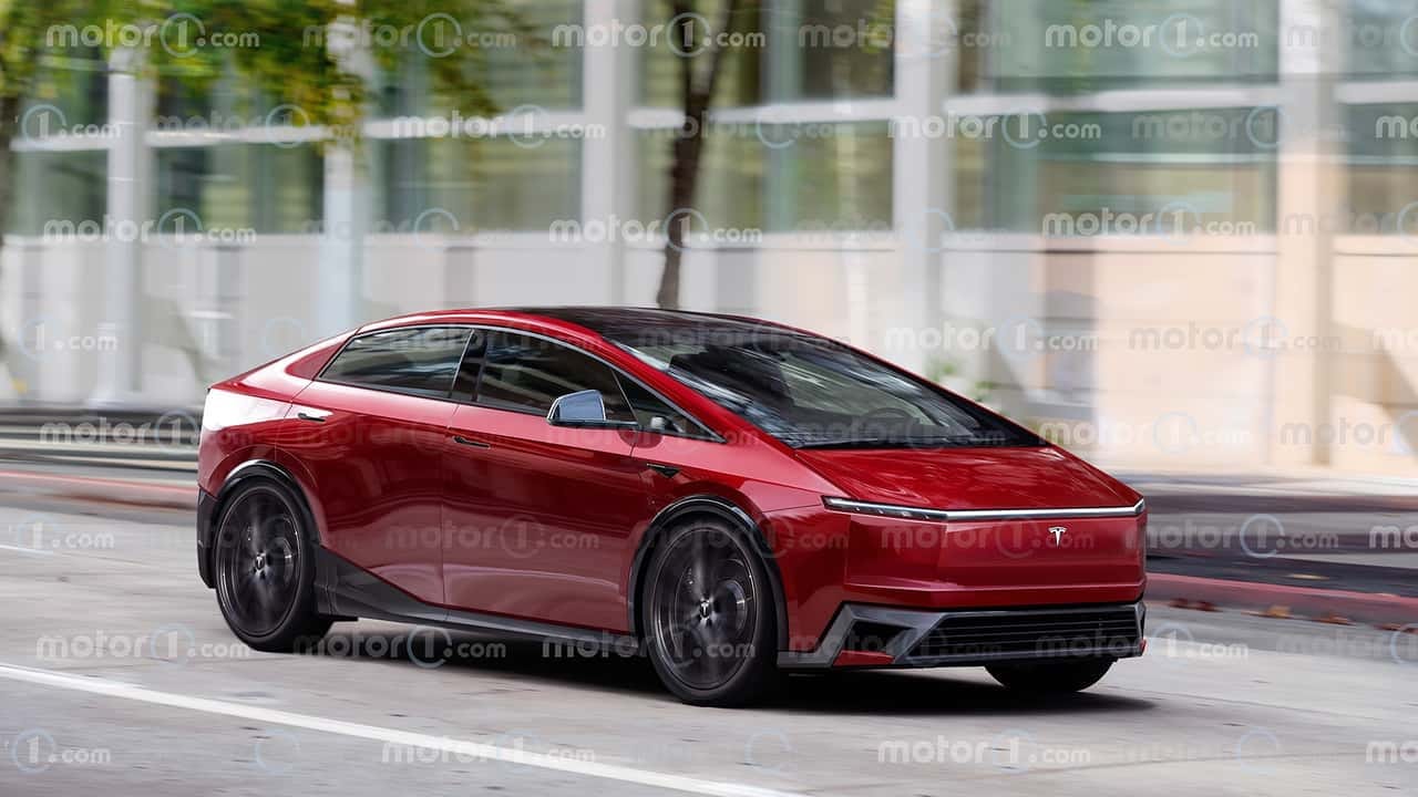 $25,000 Tesla entry-level model rendering