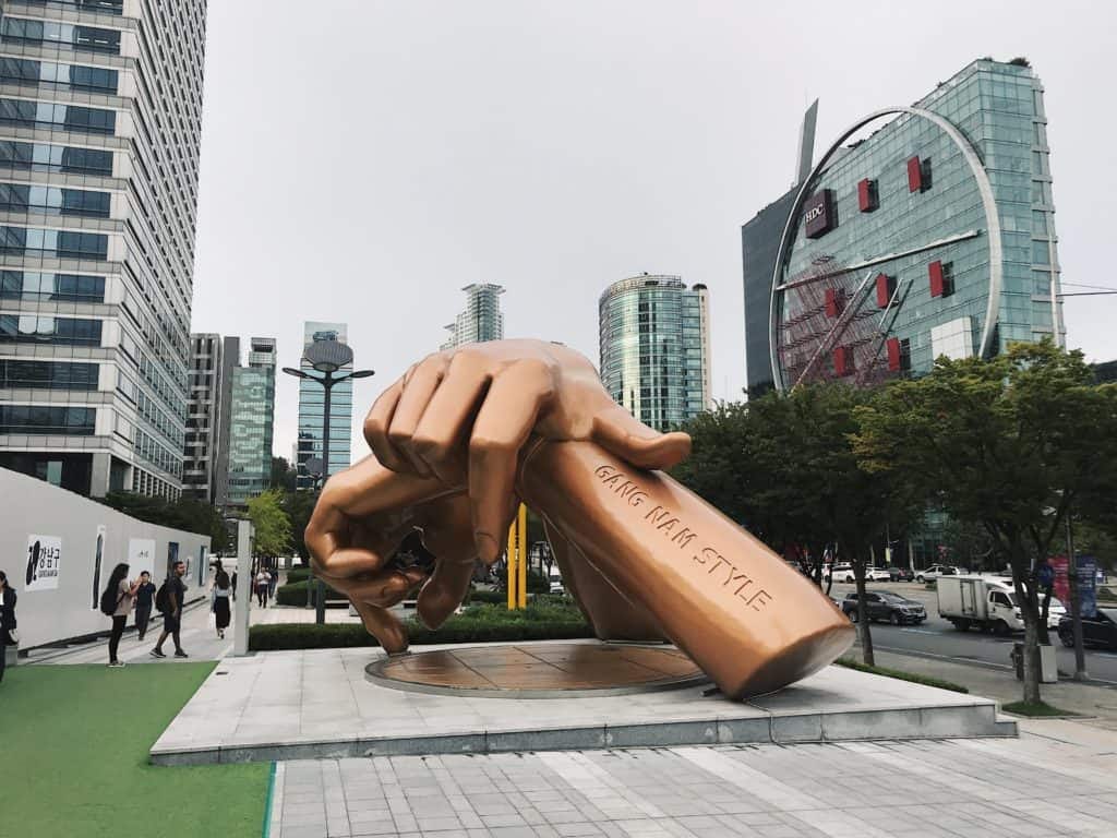 Gangnam Style Statue in Gangnam, Seoul