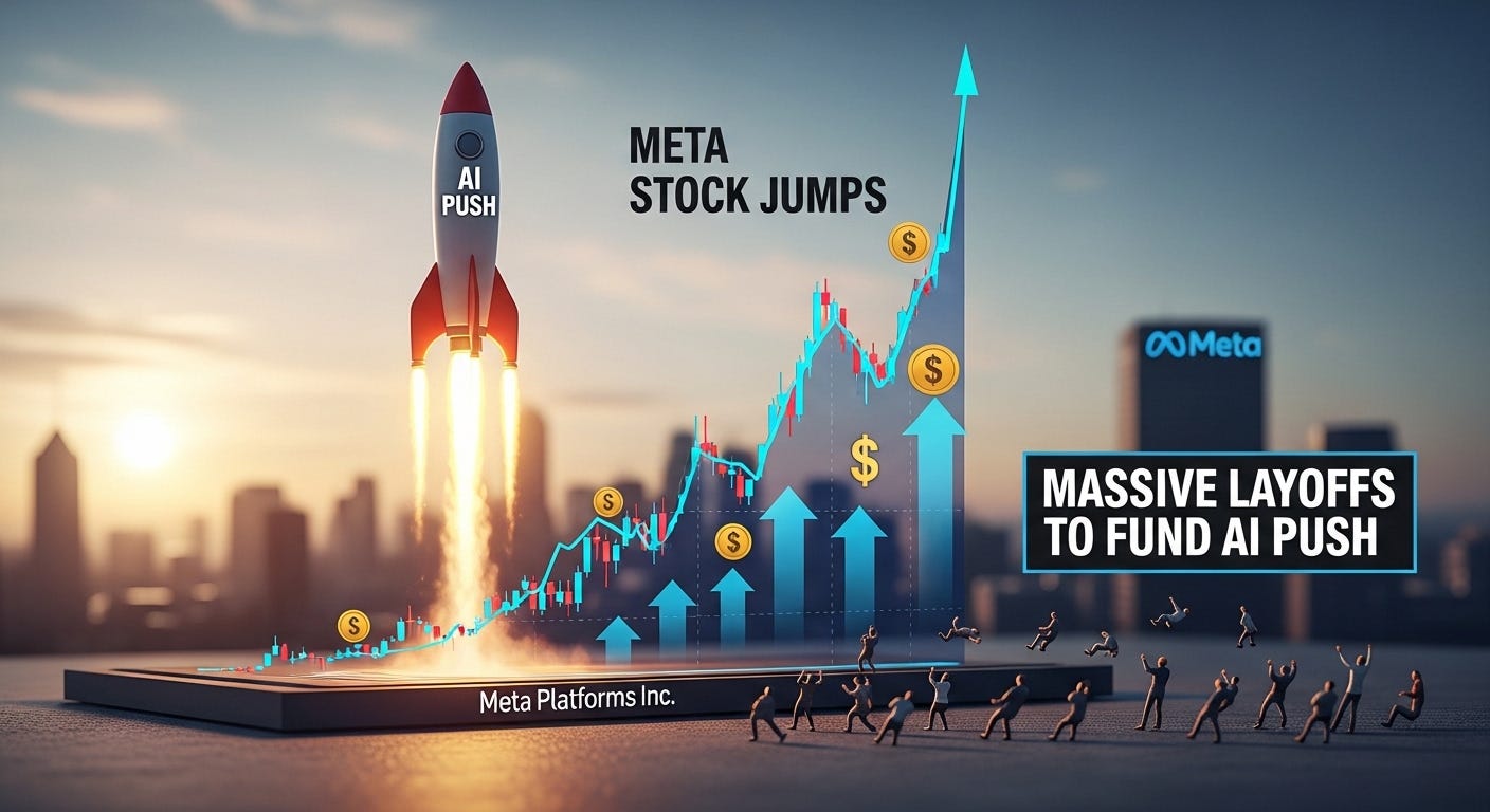 Meta Stock Jumps as Report Suggests Massive Layoffs to Fund AI Push