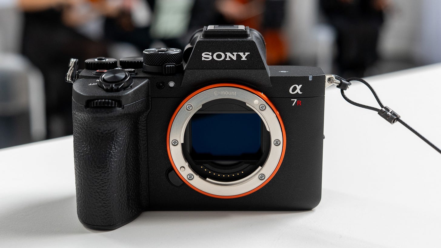 Sony a7R VI mirrorless camera