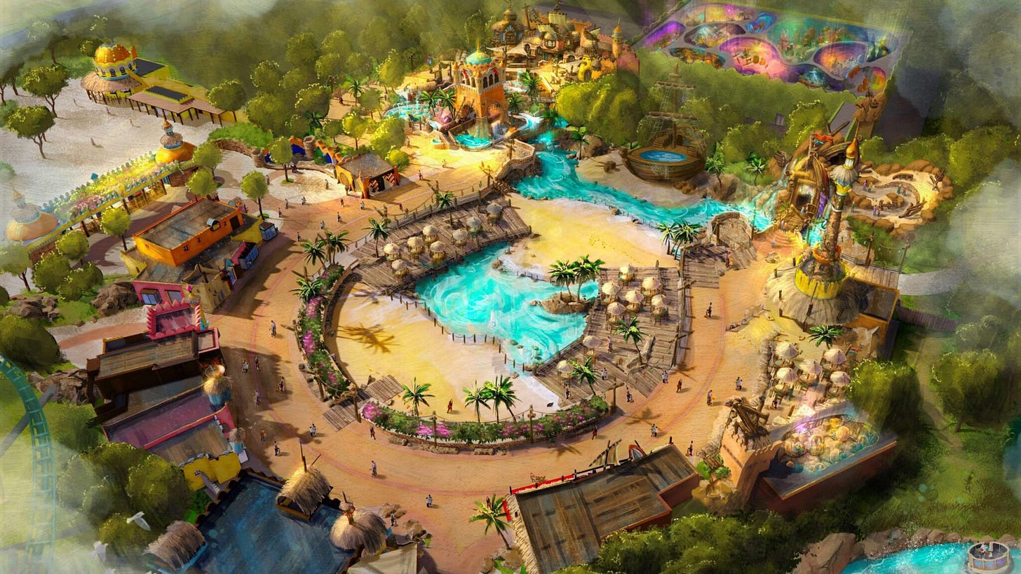 Port Laguna expansion concept art for Netherlands theme park Toverland Port Laguna expansion concept art for Netherlands theme park Toverland