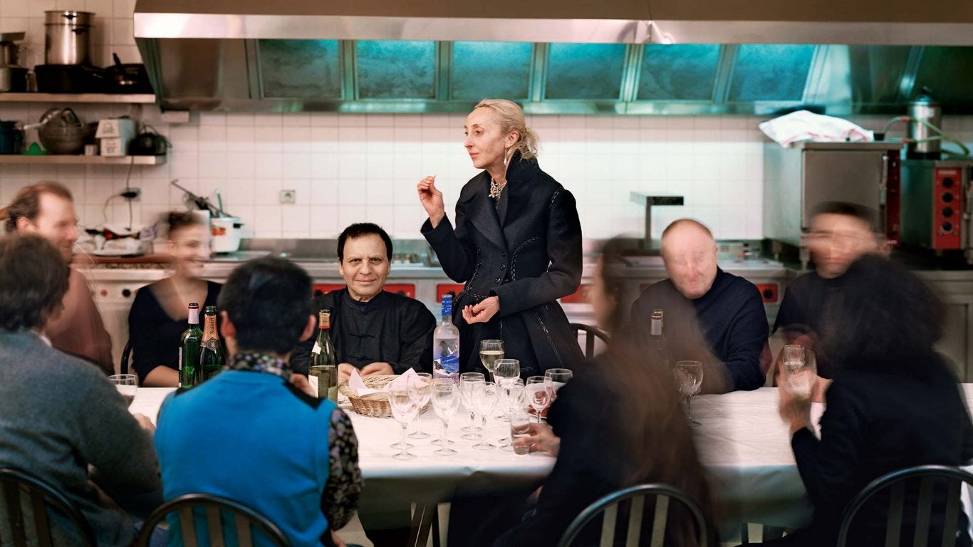 Maximiliano Modesti recounts dining in the kitchen of late Azzedine Alaïa