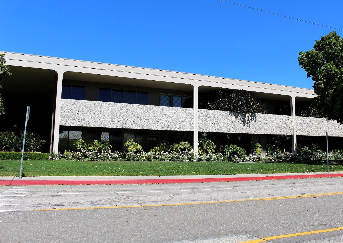Walt Disney Imagineering headquarters at 1401 Flower Street in Glendale, California. Image: Coolcaesar via Wikimedia Commons Walt Disney Imagineering headquarters at 1401 Flower Street in Glendale, California. Image: Coolcaesar via Wikimedia Commons
