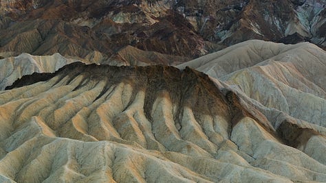 Sunset over Zabriskie Point