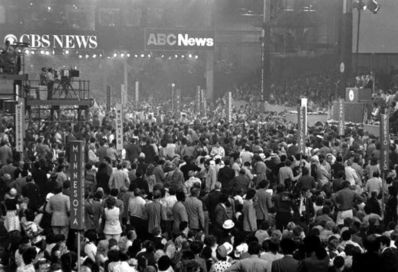 First day of the Democratic National Convention at the Miami Beach Convention Center on July 10, 1972. First day of the Democratic National Convention at the Miami Beach Convention Center on July 10, 1972.