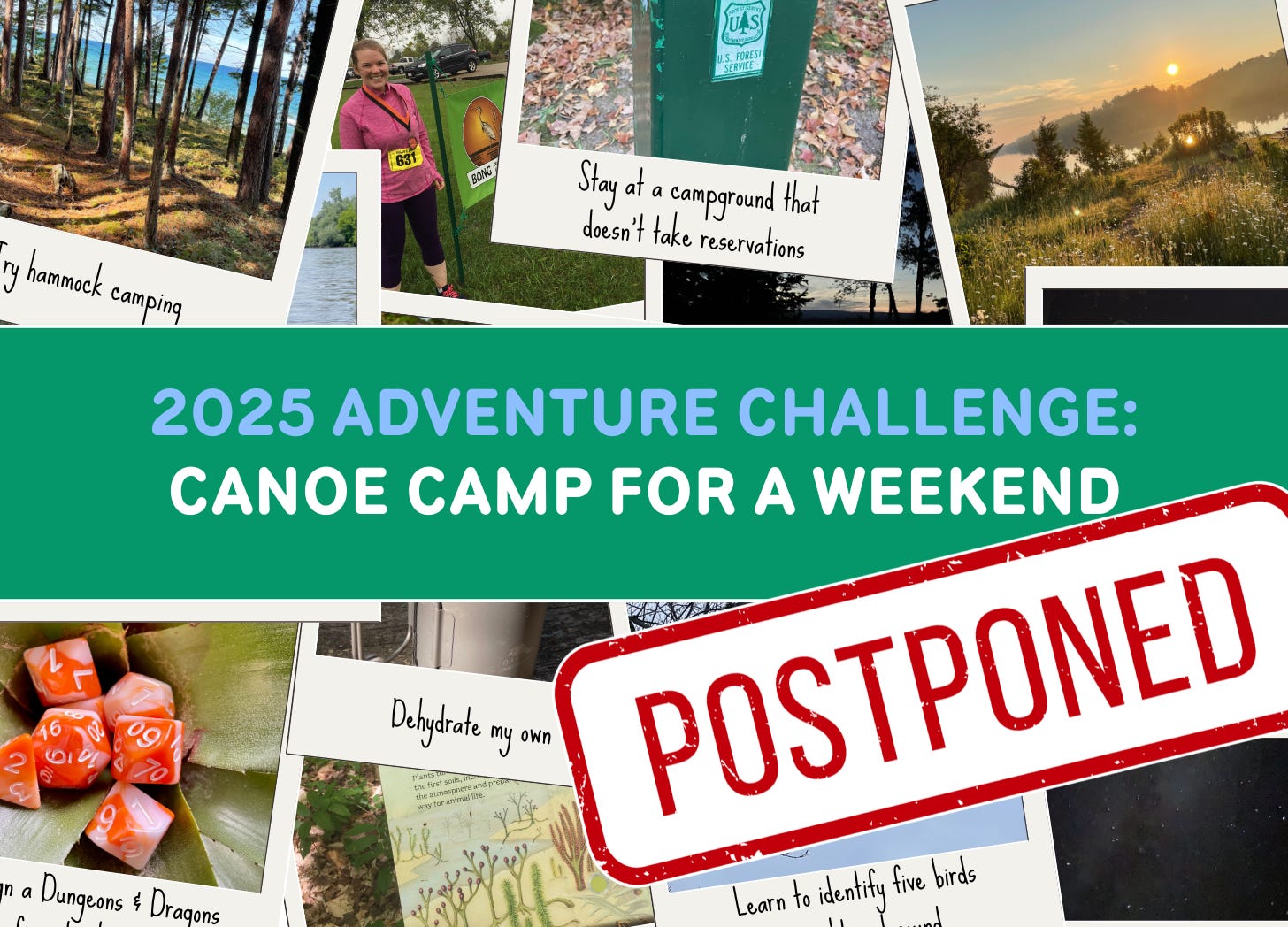 2025 Adventure Challenge: Canoe Camp for a Weekend (POSTPONED)
