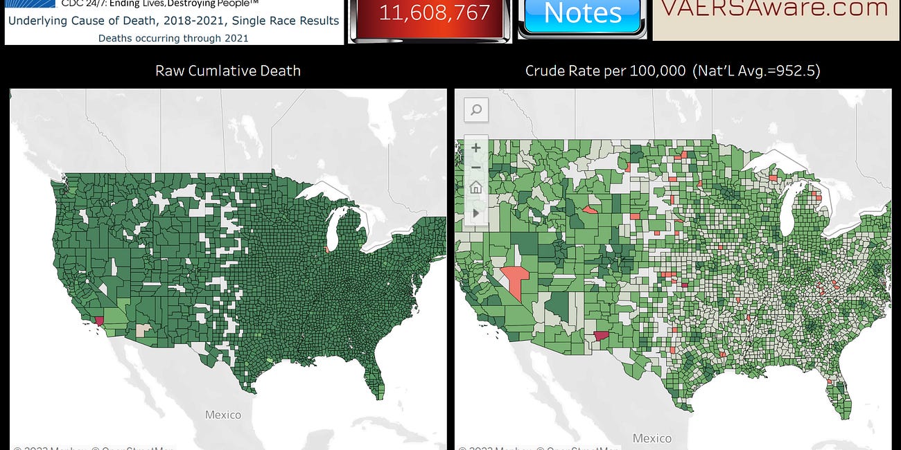 All Cause Mortality - A Dashboard Says A Thousands Words! 
