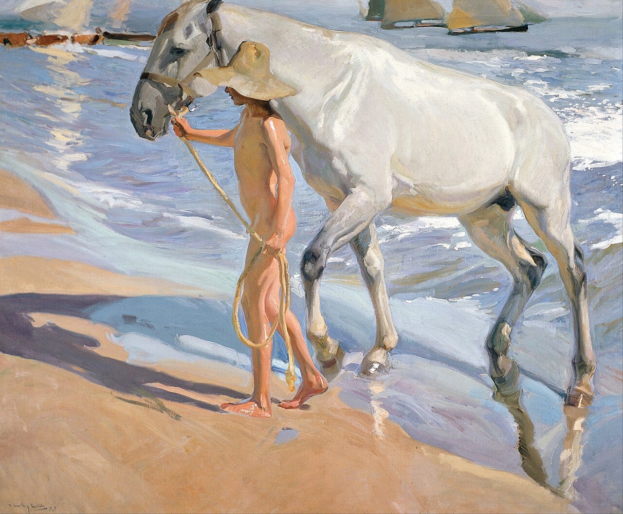 Children by the sea by Sorolla Children by the sea by Sorolla