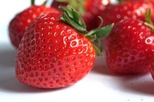 strawberry closeup