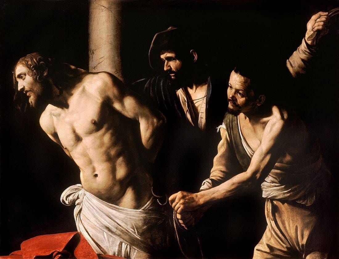 Christ at the Column, 1607 by Caravaggio Christ at the Column, 1607 by Caravaggio