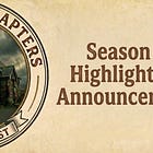 Season 1 Highlights & Announcement