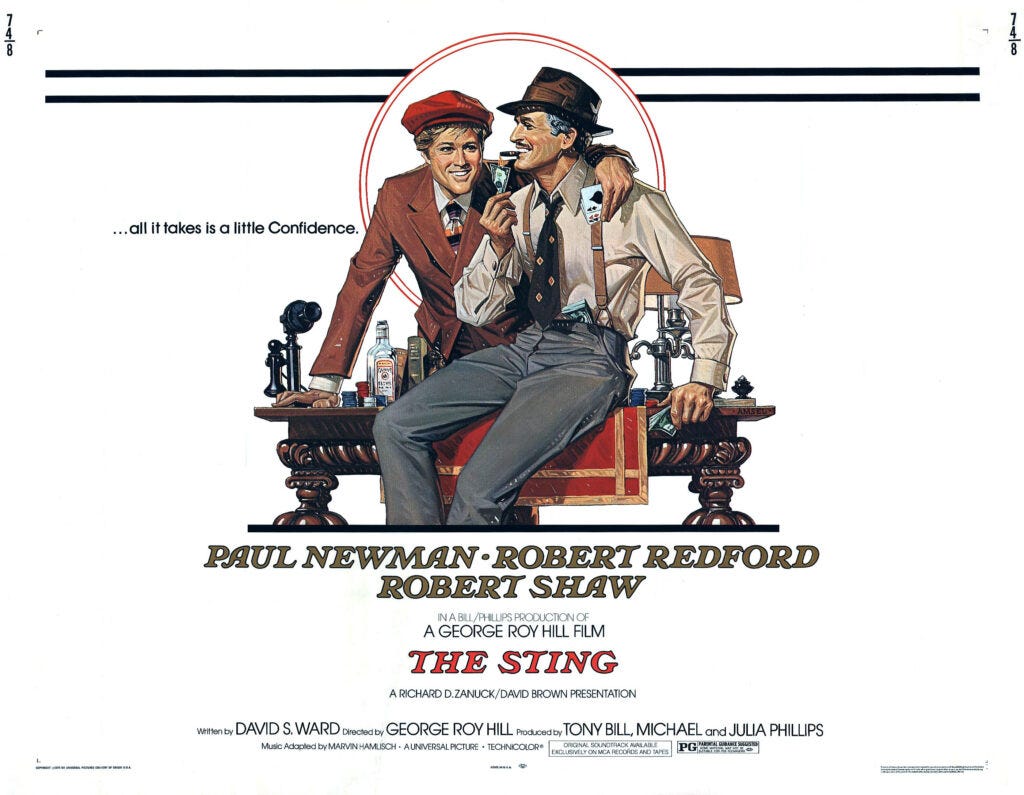 Image of a poster for the movie The Sting which helped to renew interest in Scott Joplin's music Image of a poster for the movie The Sting which helped to renew interest in Scott Joplin's music
