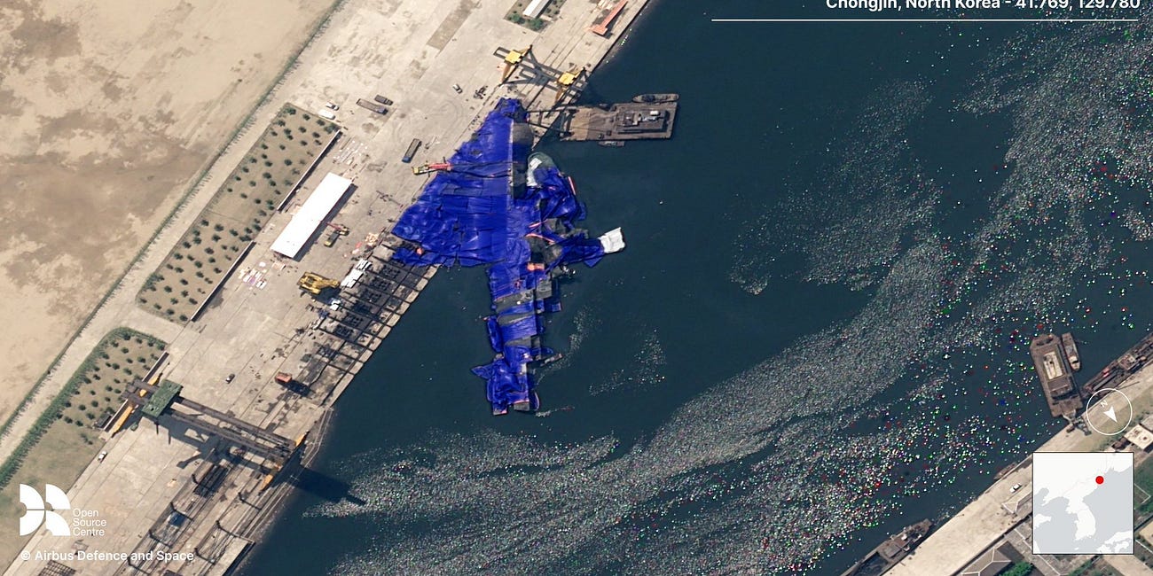 Of Course Kim Jong Un's New Destroyer Capsized. The North Koreans Packed Too Many Missiles in a Small Hull.