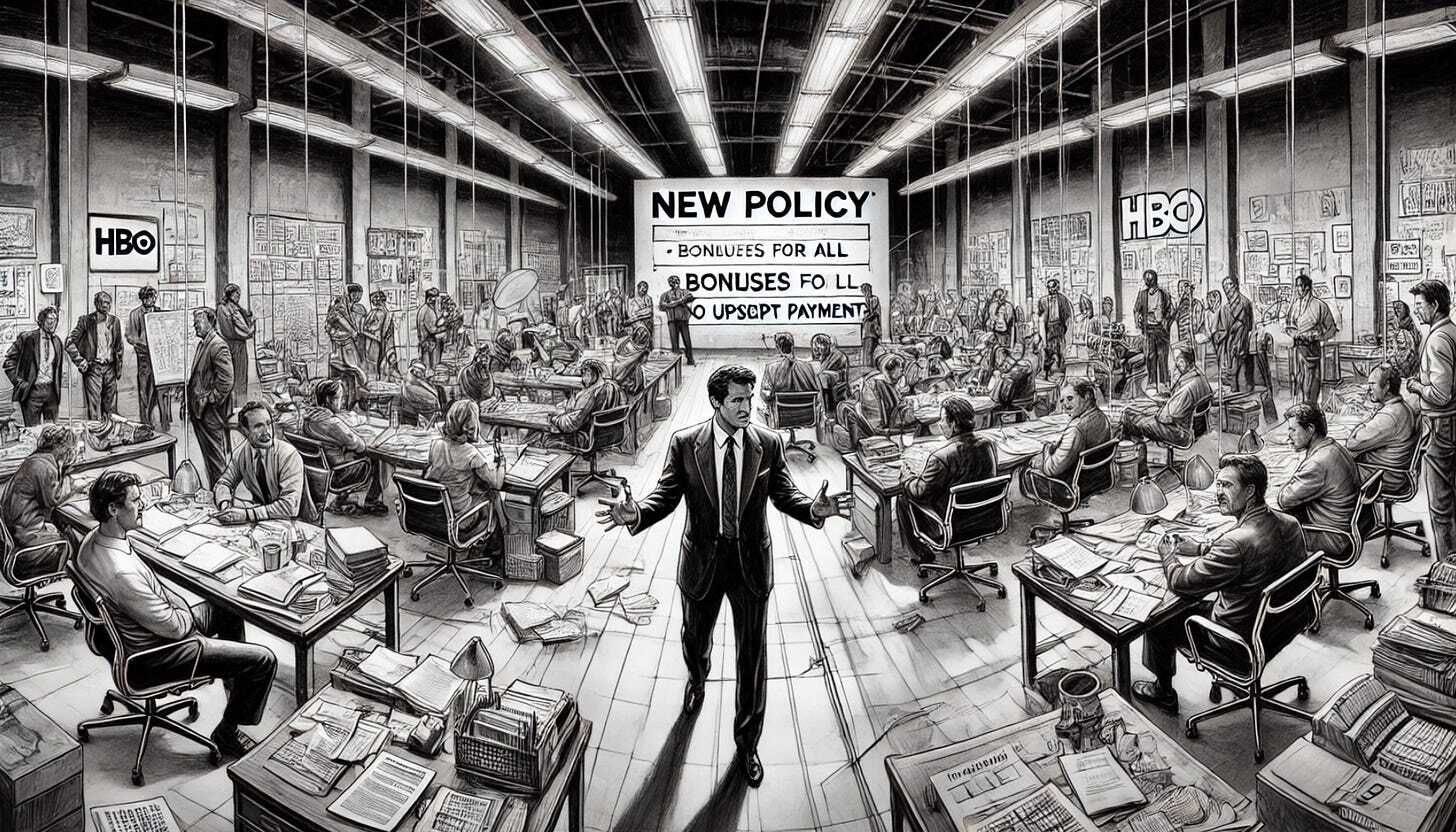 HBO introduce bonificaciones y elimina los pagos anticipados por sus producciones