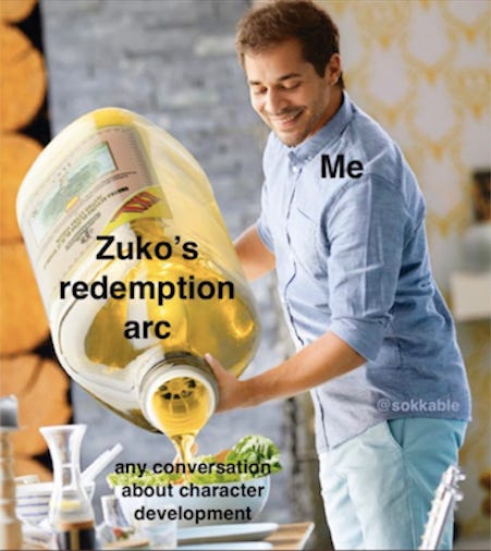 Zuko's redemption arc