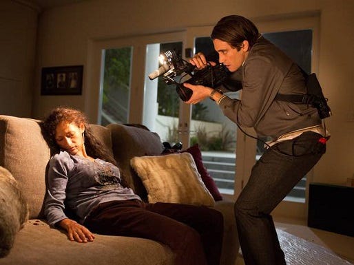 Jake Gyllenhaal as Lou in Nightcrawler Jake Gyllenhaal as Lou in Nightcrawler