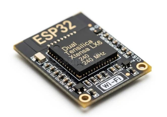 Esp32 Microcontroller Board with Dual Core and 240 Mhz Processor Stock Illustration - Illustration of frequency, wireless: 439867780
