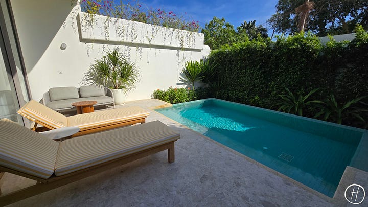 Deluxe One Bedroom Suite with Private Pool: The sundeck and private pool