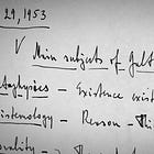 Handwritten Notes and Drafts for "Atlas Shrugged"