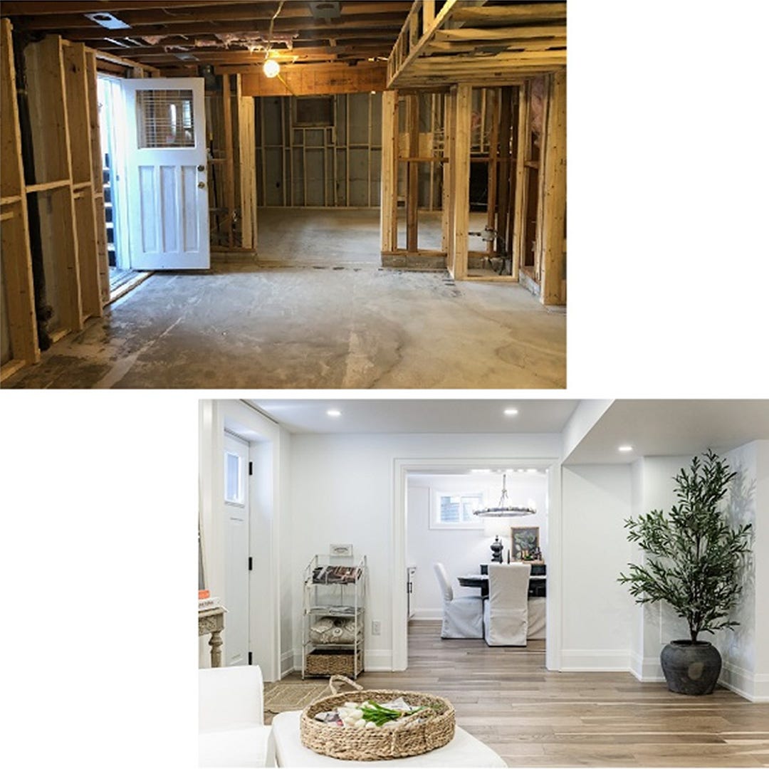 Basement Renovation - from Unfinished to Finished