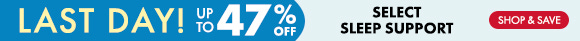 Get up to 47% Off on Select Sleep Support