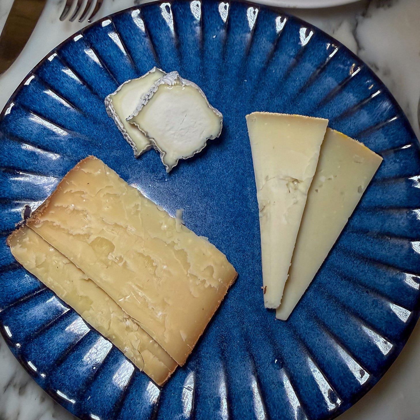 Cheese course at Semilla