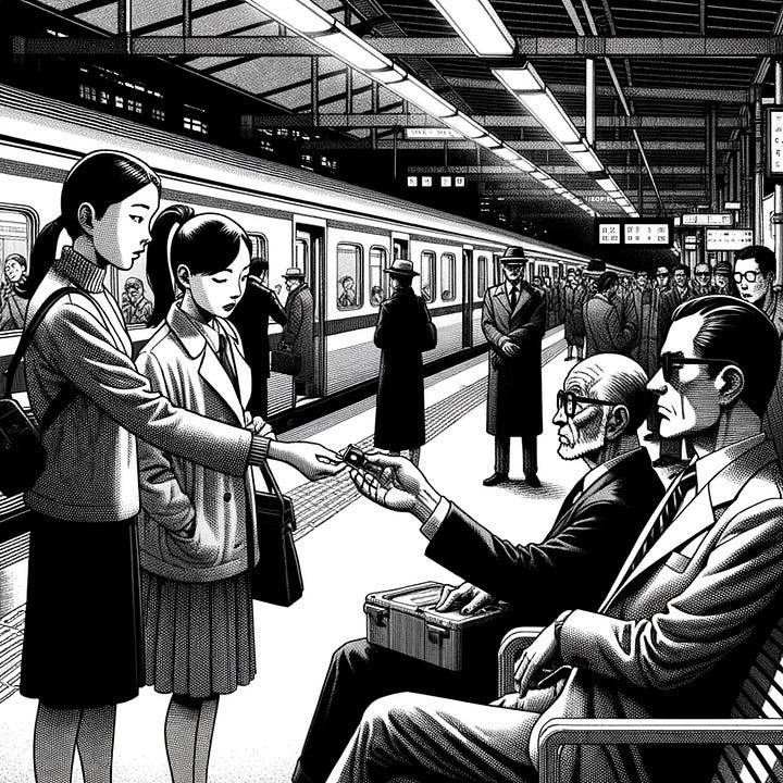 Comic book-style illustrations created with DALL-E 3.