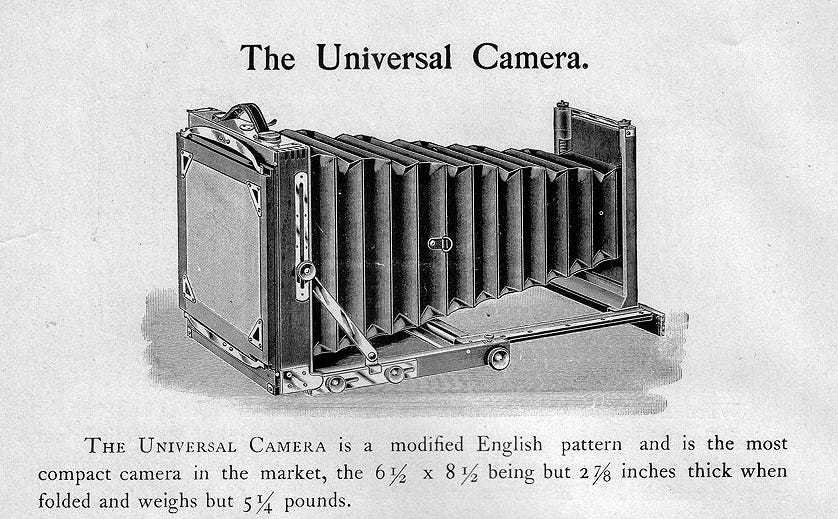 Appareil Photo Panoramique Ancien The Aptus - Sharp & Hitchmouch GB Vers 1903