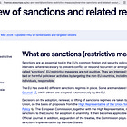 On EU Sanctions, Levied 'Beyond the Rule of Law'