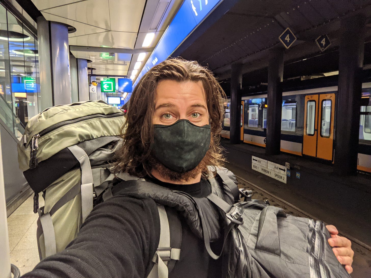 Welcome to Amsterdam… ‘s airport metro station