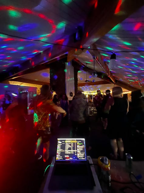 Resistance members and ass-shakers at the monthly CUNTh Club Resistance Dance Party