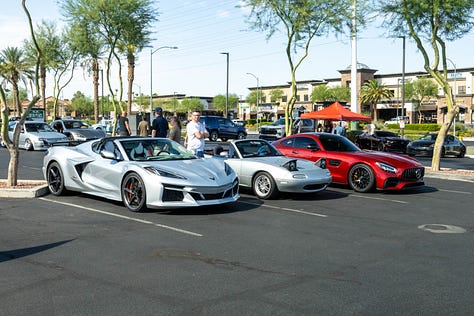 Cars and Coffee meetup in Las Vegas, NV