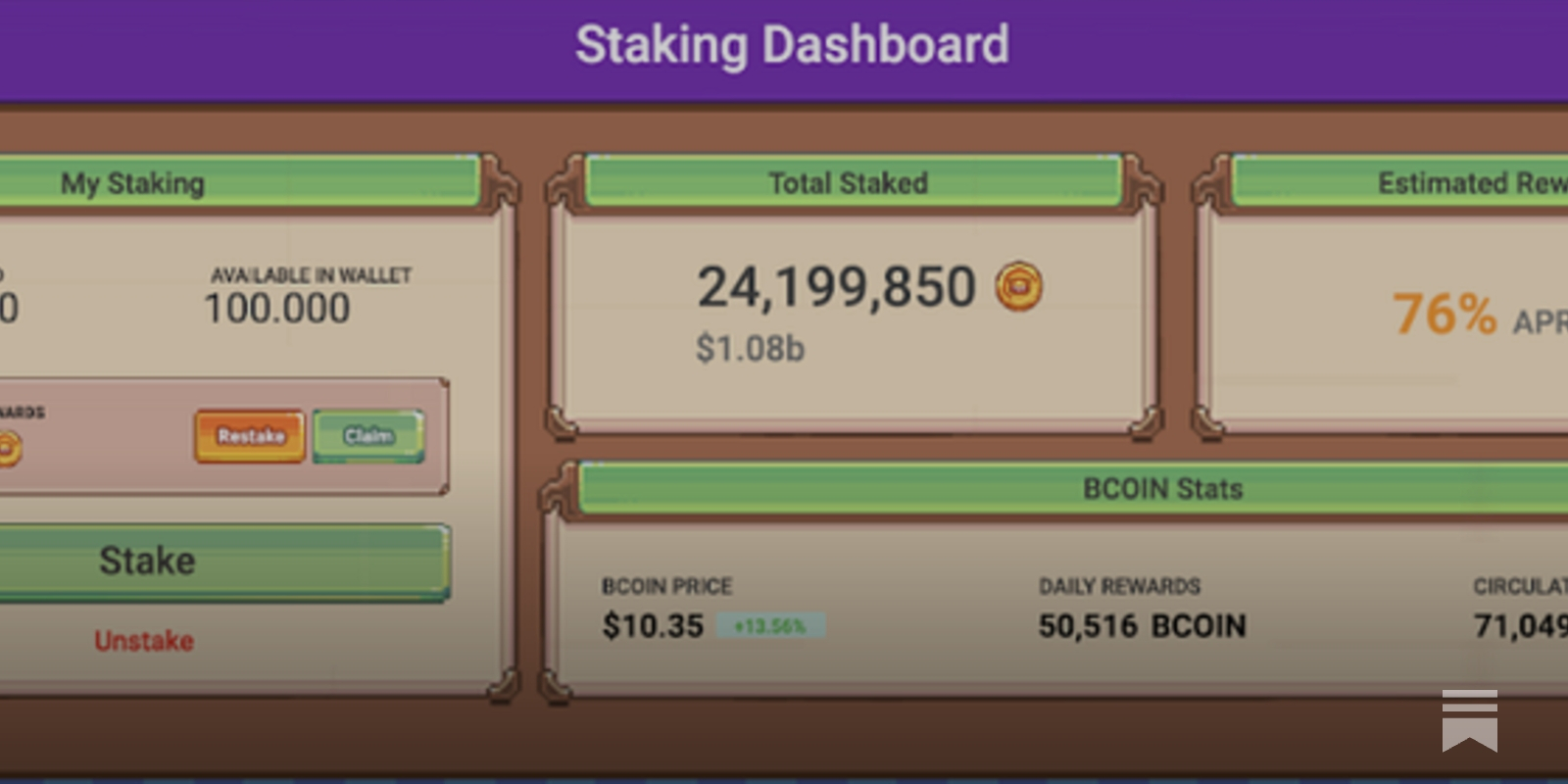 HOW TO STAKE BCOIN - by Senspark Ops - Bomb Crypto (BCOIN)