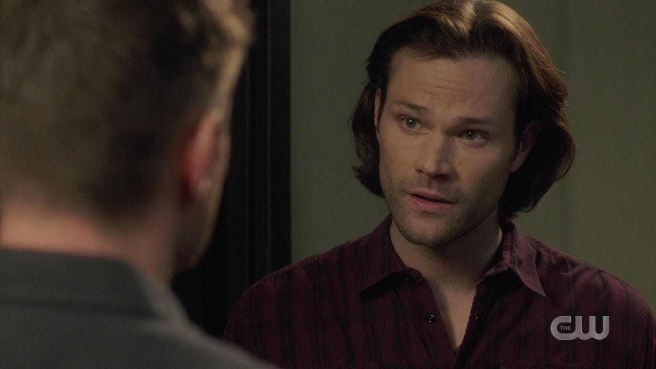 Sam Winchester realizes Dean is putting Jack in malak box SPN 14.19 Sam Winchester realizes Dean is putting Jack in malak box SPN 14.19