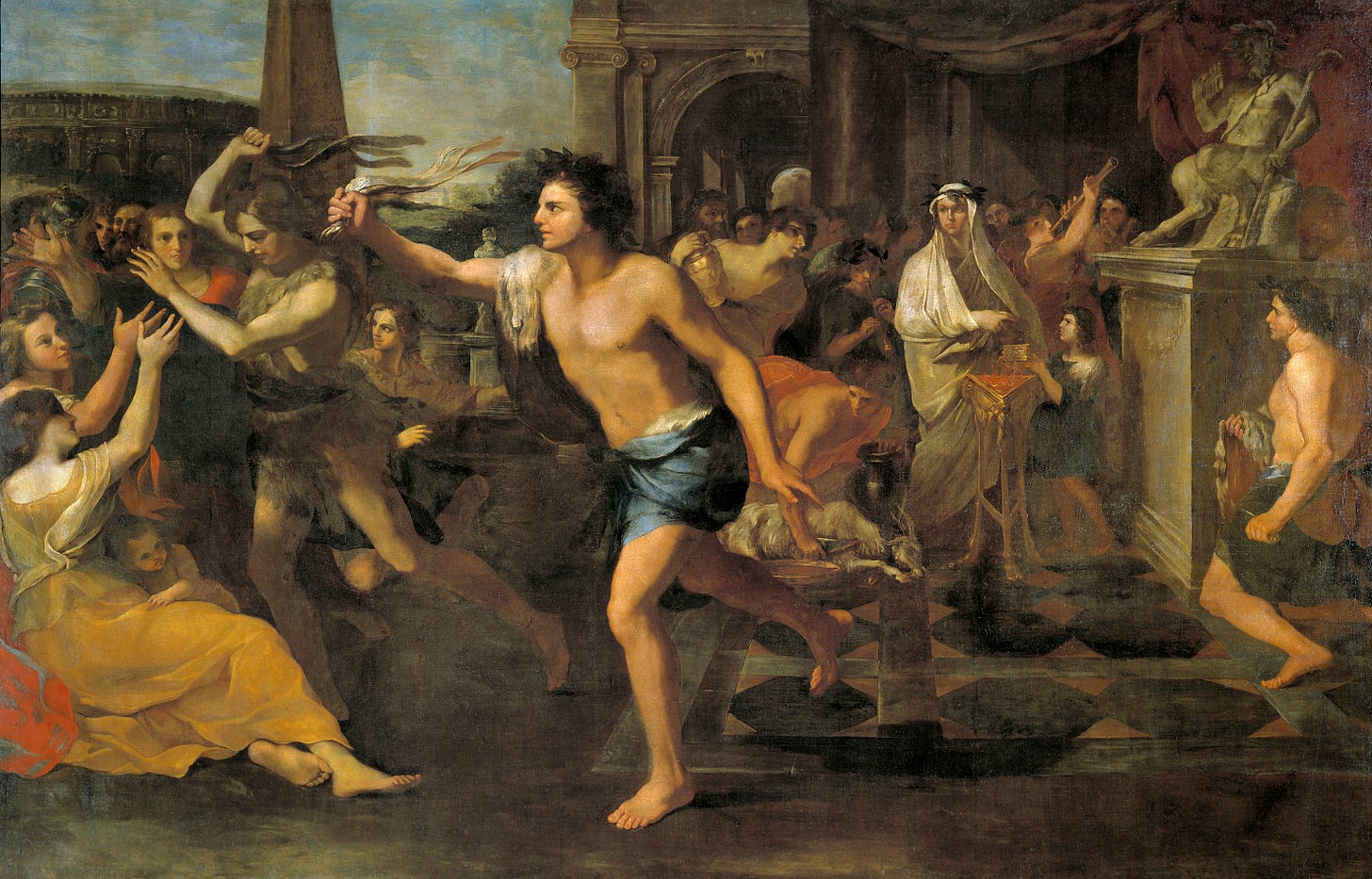 Lupercalia , oil painting, circa 1635