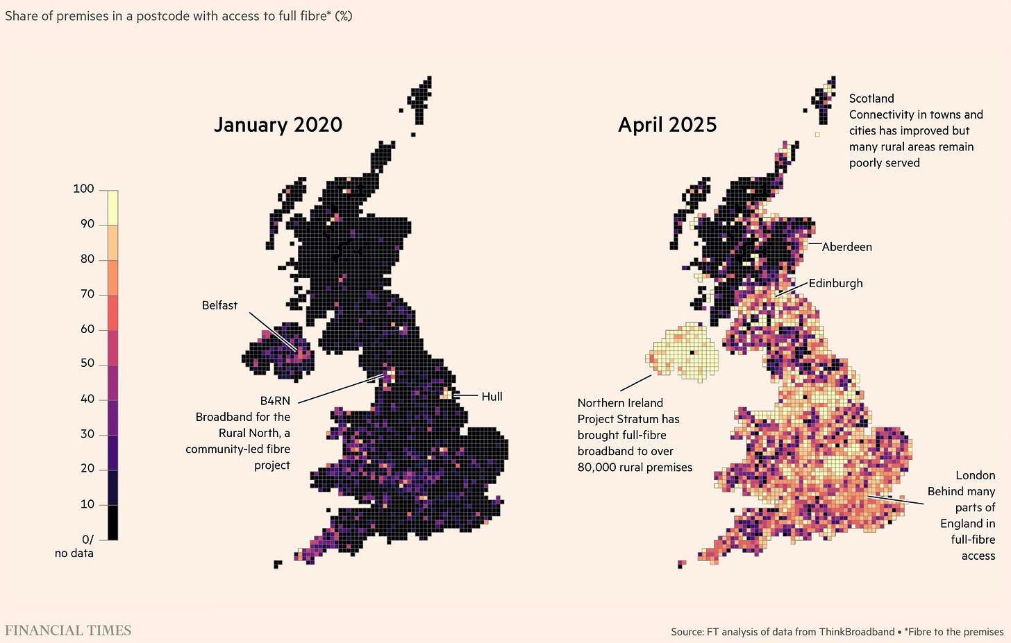 Increased Coverage Urbanomics: UK's broadband deregulation has spurred competition and ...