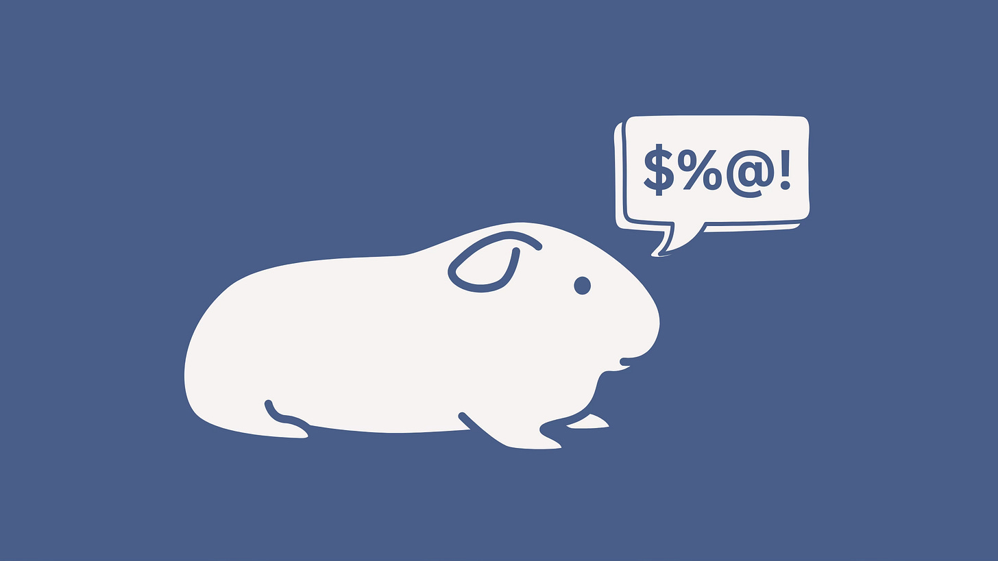 The Ungrateful Guinea Pig - Bear Savo
