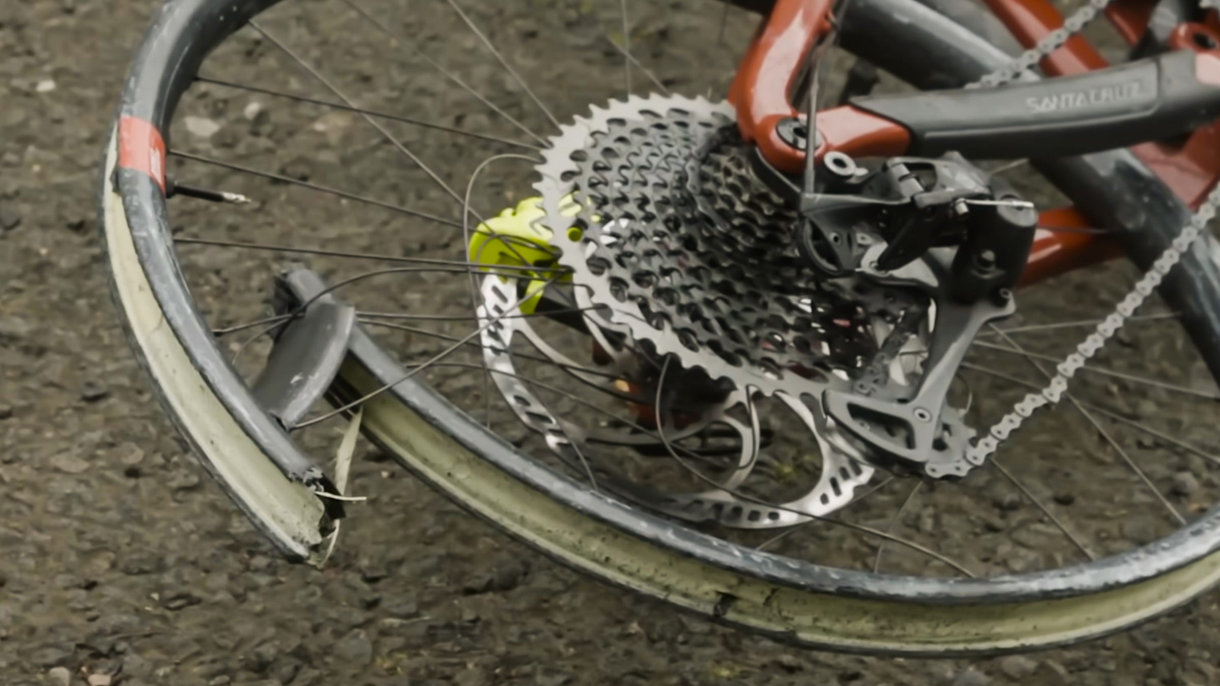 Reserve broken carbon rim