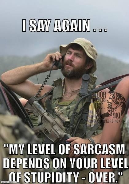 you're coming in broken & stupid, over...