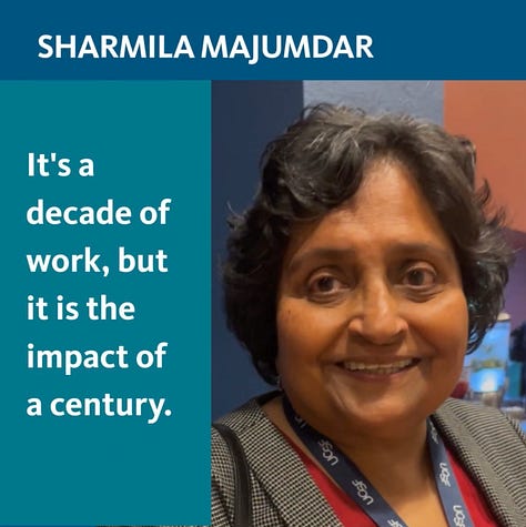 It's a decade of work, but it is the impact of a century (Majumdar), I leave you with a few words that I put together in collaboraiton with ChatGPT (Sirota), Training UCSF-GPT for the price of a Costco membership (Vashisht), and images of colleagues  - UCSF leaders reflecting tul's humanity