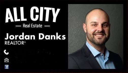 Jordan Danks business card as a realtor Jordan Danks business card as a realtor