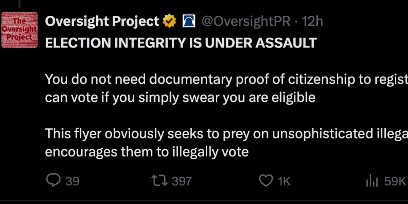 END OF EMPIRE: They Said It Was Just A “Conspiracy Theory” That Illegal Aliens Are Voting In American Elections