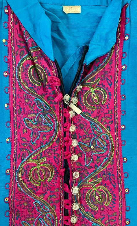 The bodices of 3 different dresses are shown, altered to have either zippers or hooks.
