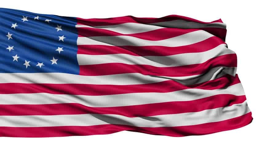 The First American Flag