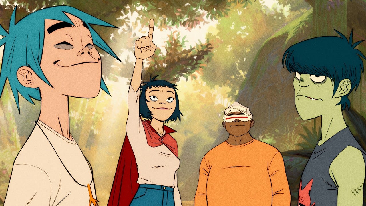 Gorillaz - The Mountain, The Moon Cave and The Sad God