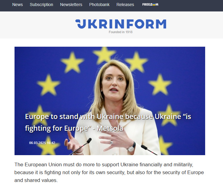 2025_03_09_12_00_20_Europe_to_stand_with_Ukraine_because_Ukraine_is_fighting_for_Europe_Metsola